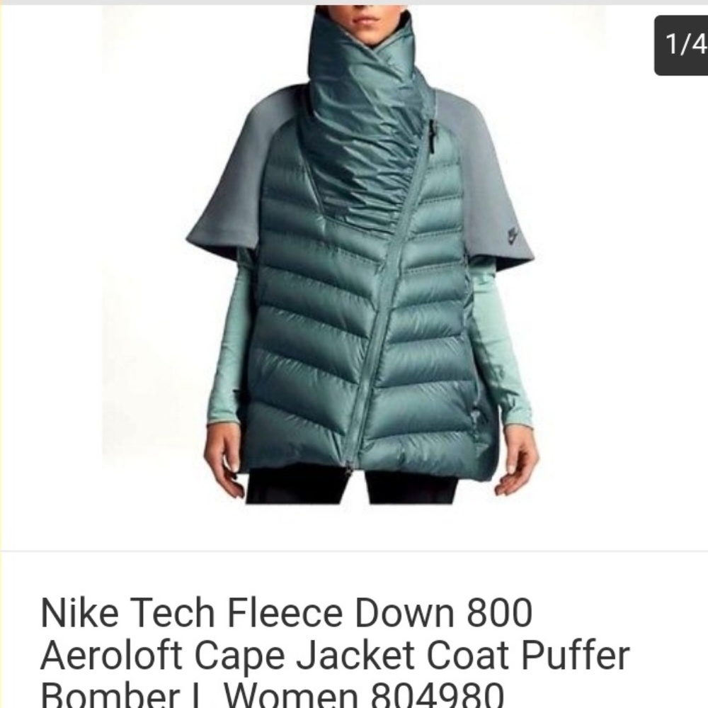 Nike Tech Fleece Down 800 Aeroloft Cape Jacket